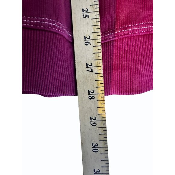 Tommy Bahama  Cotton Maroon 1/4 zip Pullover Ribbed Fabric Contrast Stitching XL - Picture 13 of 14